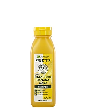 Shampoo, Hairfood, Banana, Platano, Garnier
